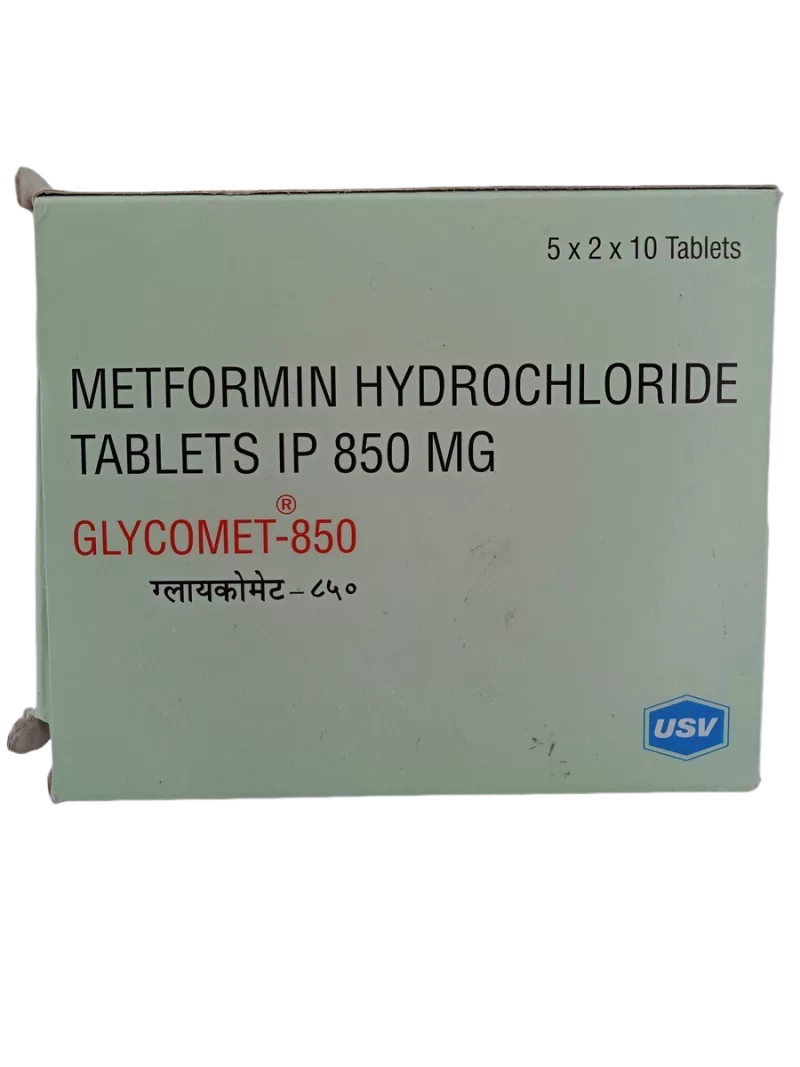 GLYCOMET 850MG - 10 TABLET