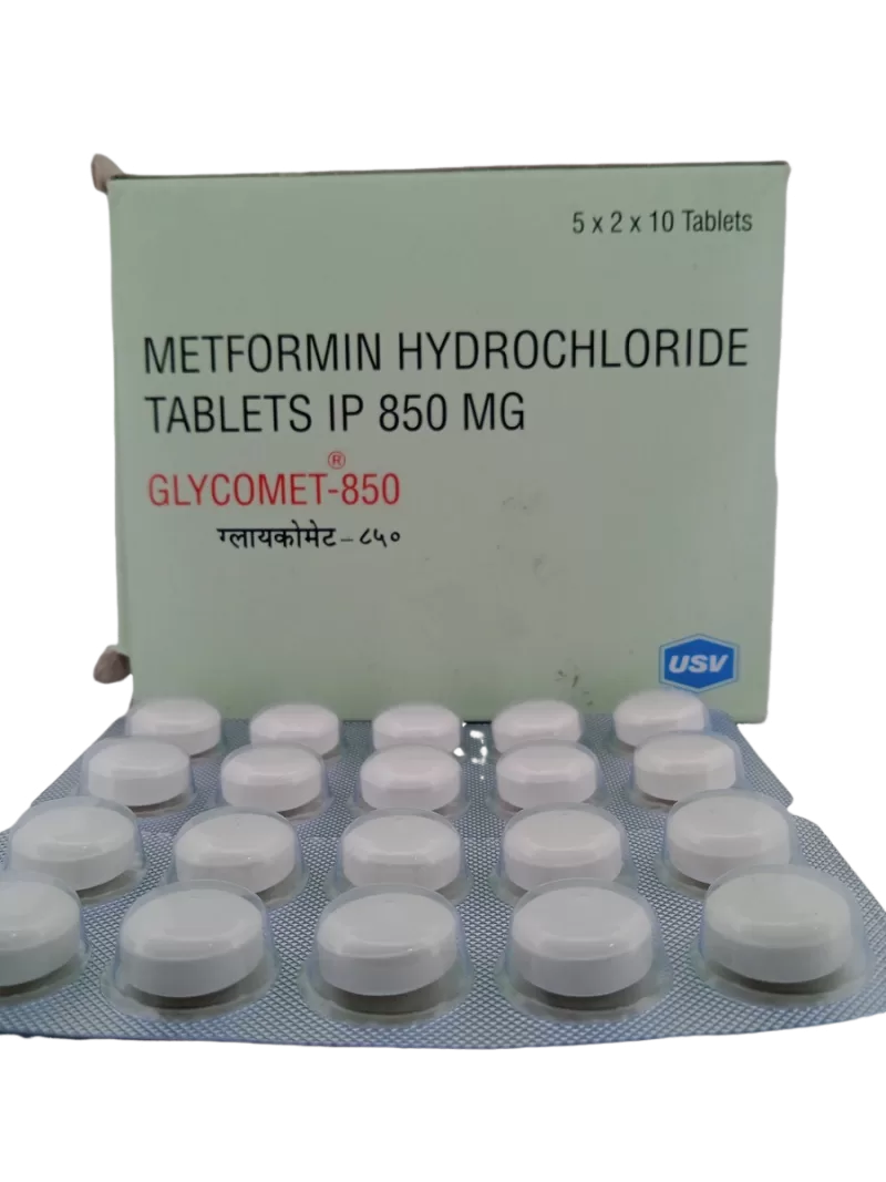 GLYCOMET 850MG - 10 TABLET - Image 2