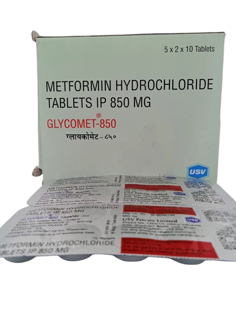 GLYCOMET 850MG - 10 TABLET - Image 3