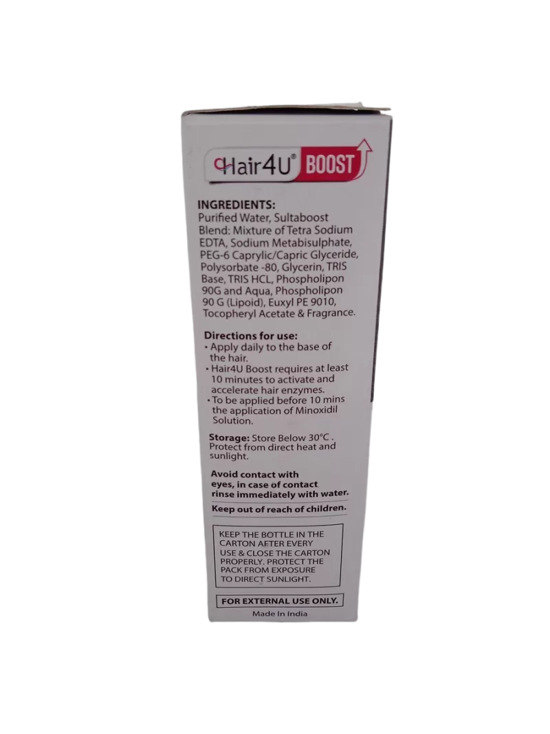 HAIR4U BOOST SPRAY - 1 BOTTLE OF 60ML - Image 2