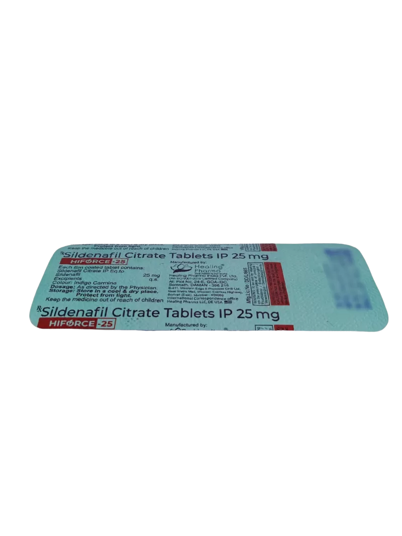 HIFORCE 25 MG - 10 TABLETS - Image 3