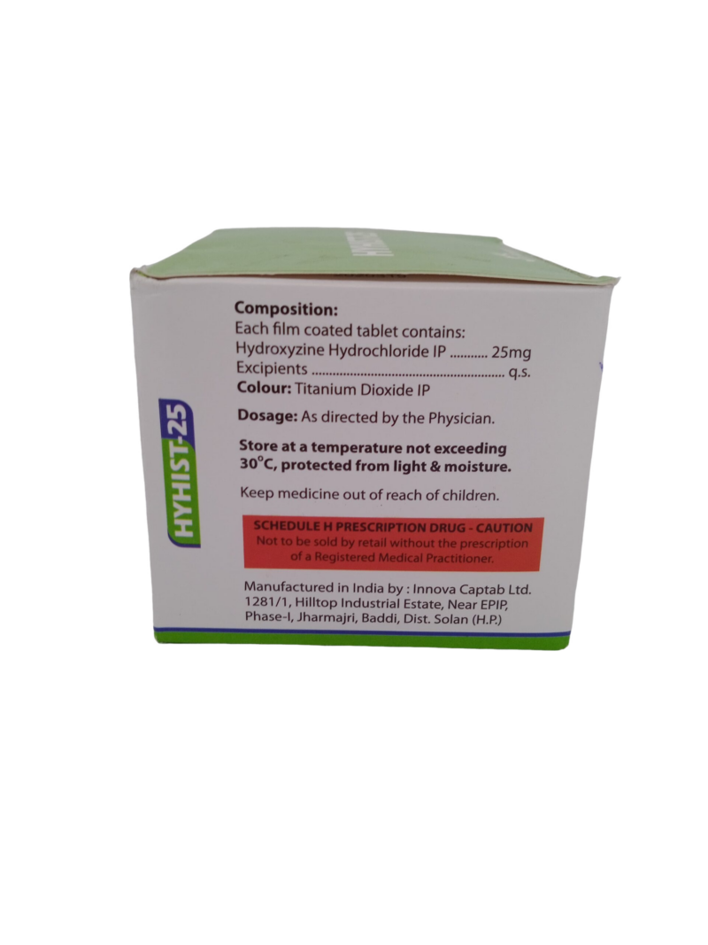 HYHIST 25 MG - 15 TABLETS - Image 4