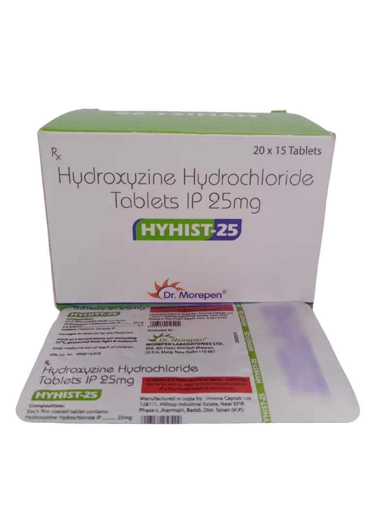 HYHIST 25 MG - 15 TABLETS - Image 3
