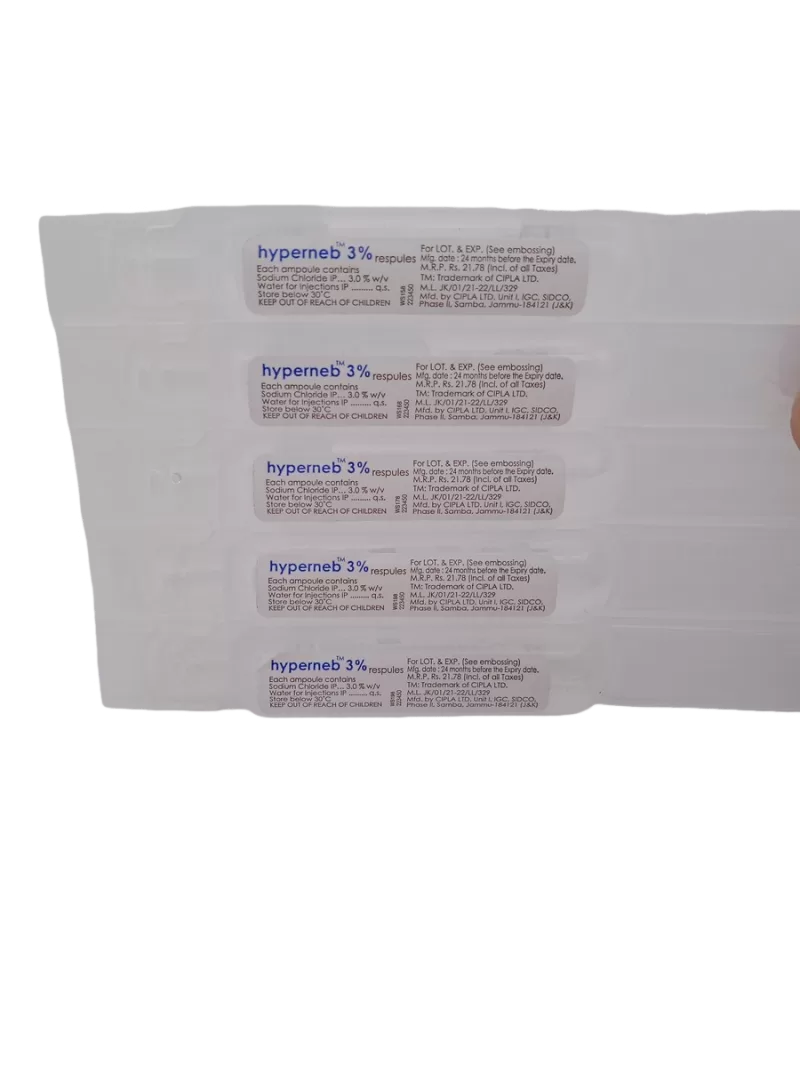 HYPERNEB 3% - 1 RESPULES OF 4ML - Image 5