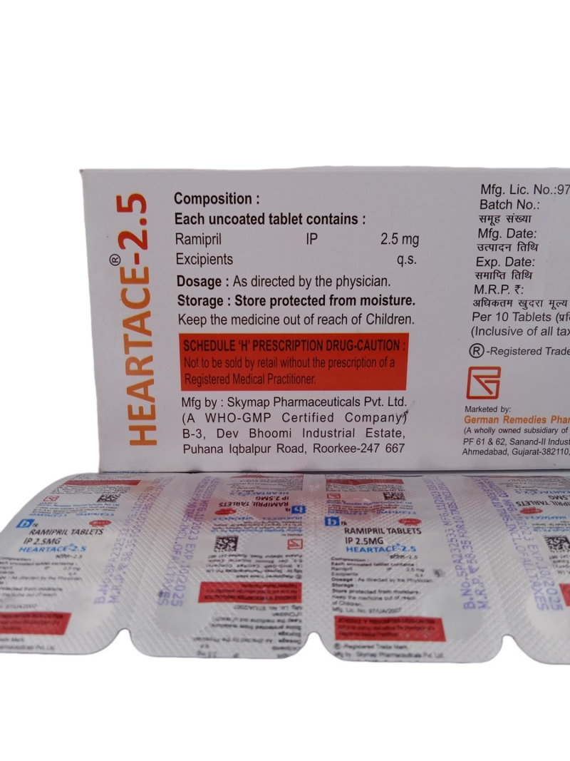 HEARTACE 2.5 MG - 10 TABLETS - Image 3