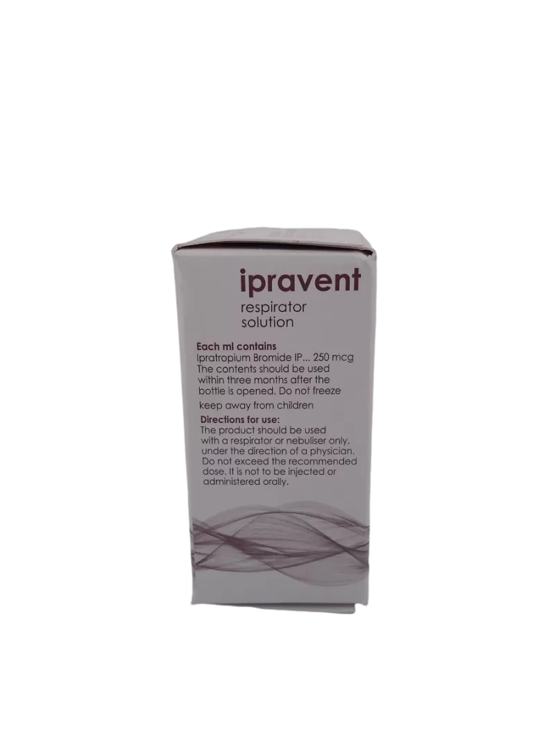 IPRAVENT (RESPIRATOR SOLUTION) 250 MCG - 1 BOTTLE OF 15ML - Image 2