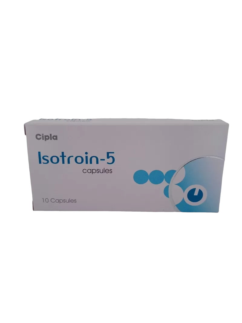 ISOTROIN 5 MG - 10 CAPSULES