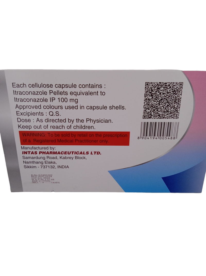 ITASPOR 100 MG - 10 CAPSULES - Image 4