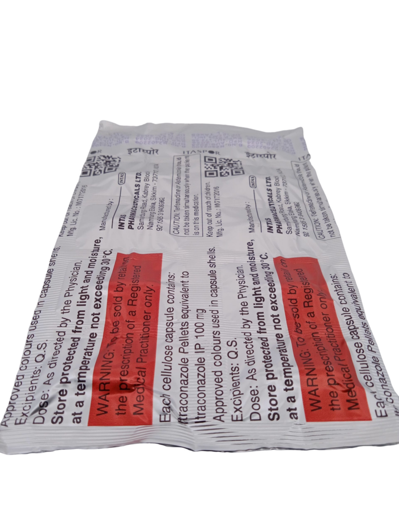 ITASPOR 100 MG - 10 CAPSULES - Image 3