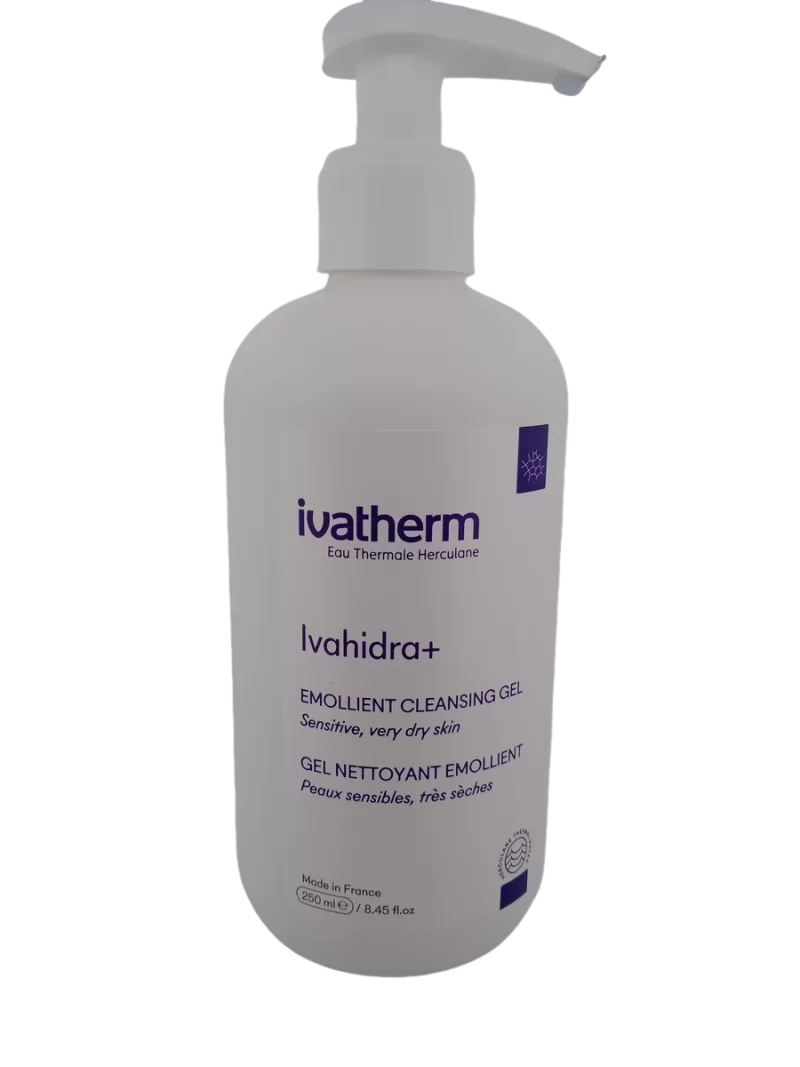 IVAHIDRA+ EMOLLIENT CLEANSING GEL - 1 BOTTLE OF 250ML