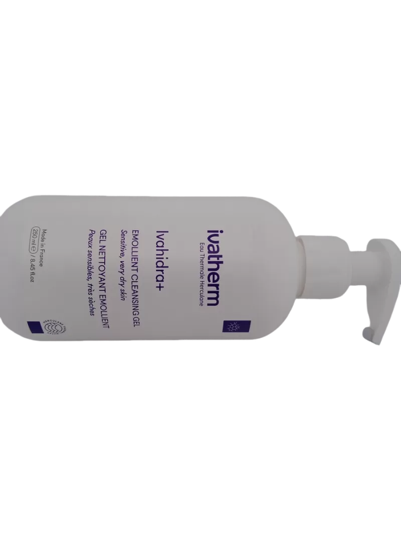 IVAHIDRA+ EMOLLIENT CLEANSING GEL - 1 BOTTLE OF 250ML - Image 2