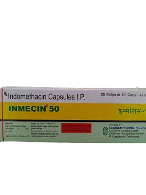 INMECIN 50 MG - 10 TABLETS