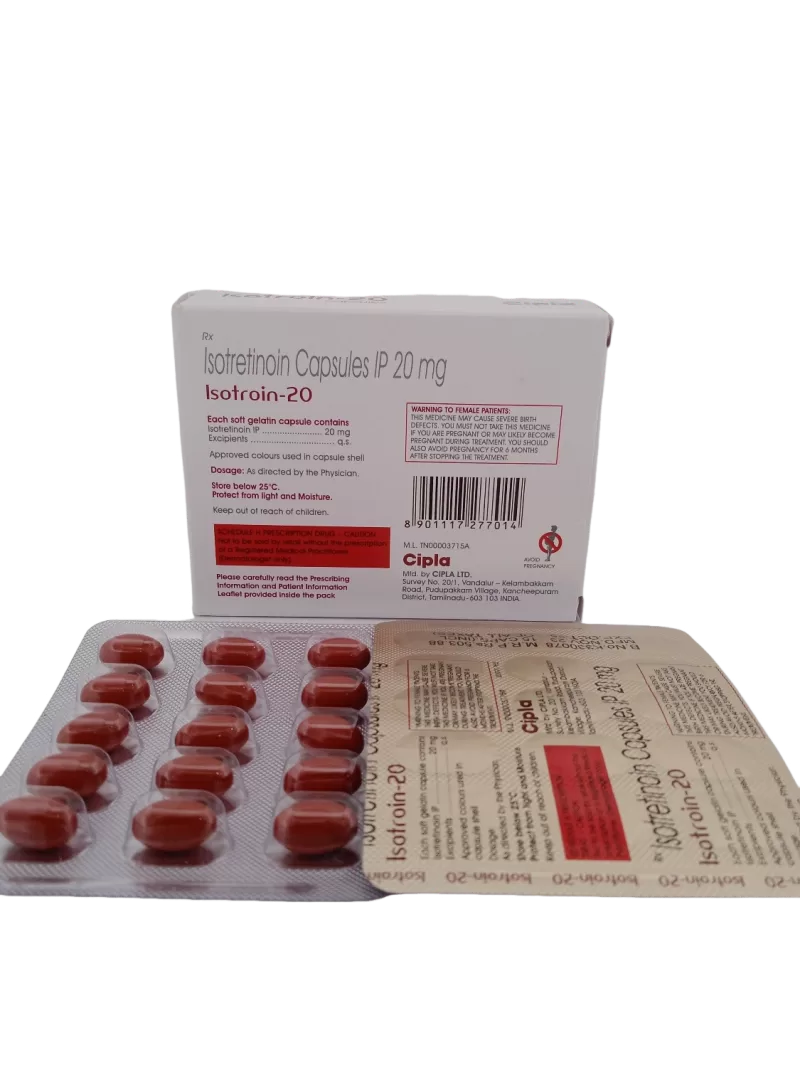 ISOTROIN 20 MG - 15 CAPSULES - Image 4