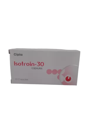 ISOTROIN 30MG - 10 CAPSULES