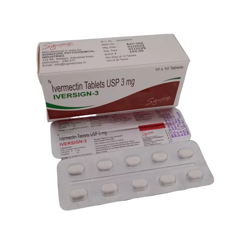 IVERSIGN 3 MG -10 TABLET