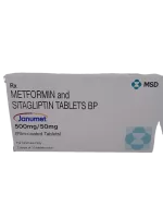 JANUMET 500MG/50MG - 15 TABLETS