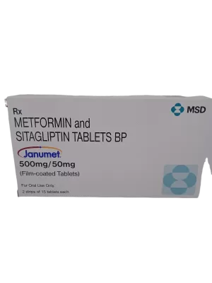 JANUMET 500MG/50MG - 15 TABLETS
