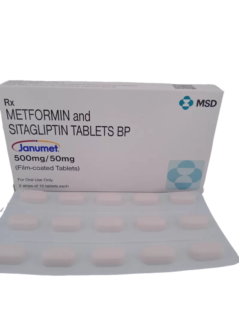 JANUMET 500MG/50MG - 15 TABLETS - Image 2