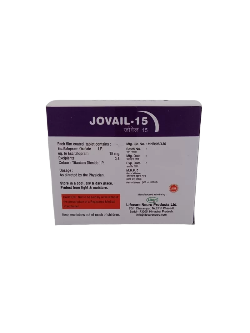 JOVAIL 15 MG - 10 TABLETS - Image 4