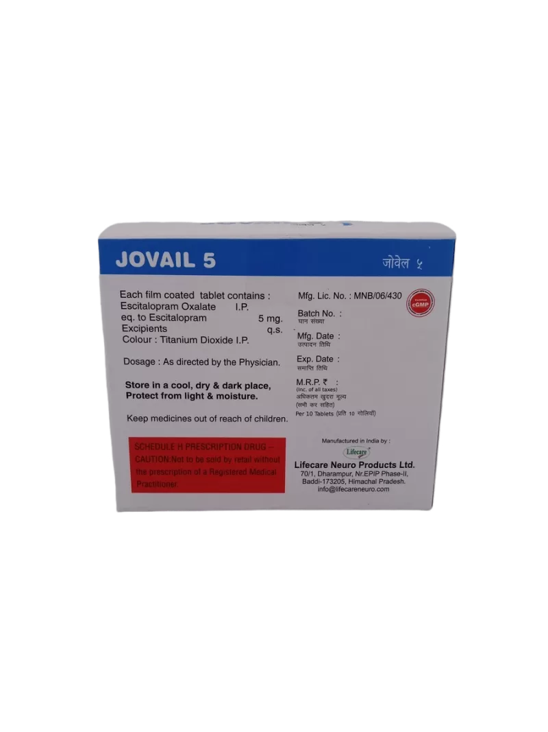 JOVAIL 5 MG - 10 TABLETS - Image 4