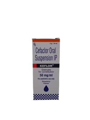 KEFLOR 50MG/1ML - 1 BOTTLE OF 5GM/10ML