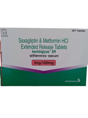 KOMBIGLYZE XR 5MG/1000MG - 7 TABLETS