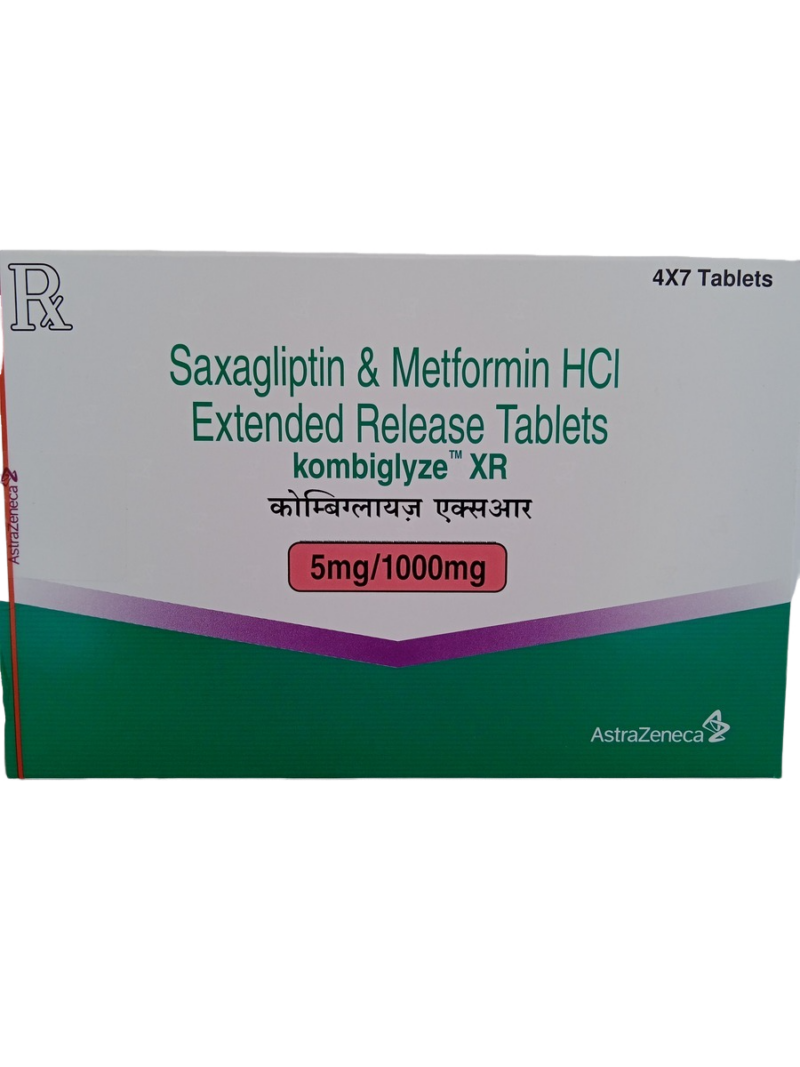 KOMBIGLYZE XR 5MG/1000MG - 7 TABLETS