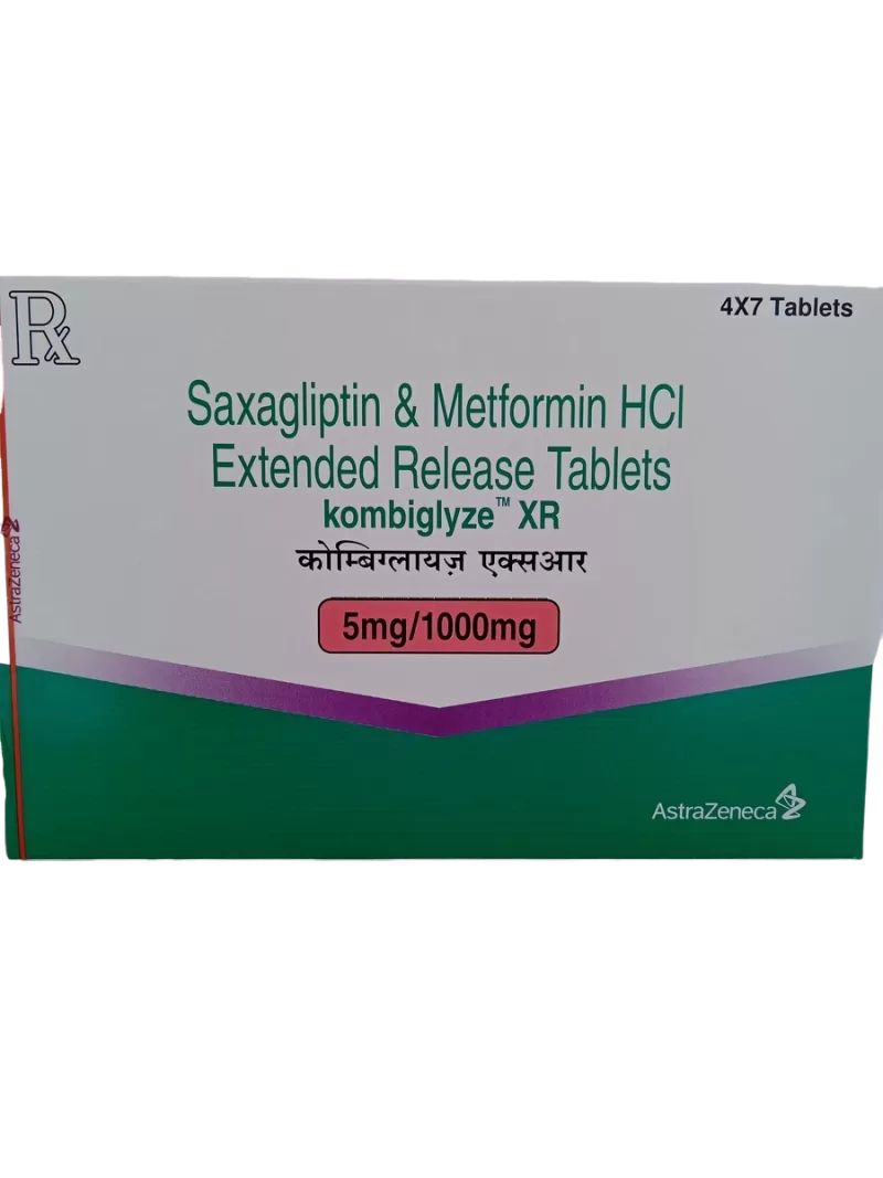 KOMBIGLYZE XR 5MG/1000MG - 7 TABLETS