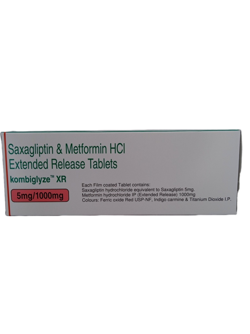 KOMBIGLYZE XR 5MG/1000MG - 7 TABLETS - Image 2