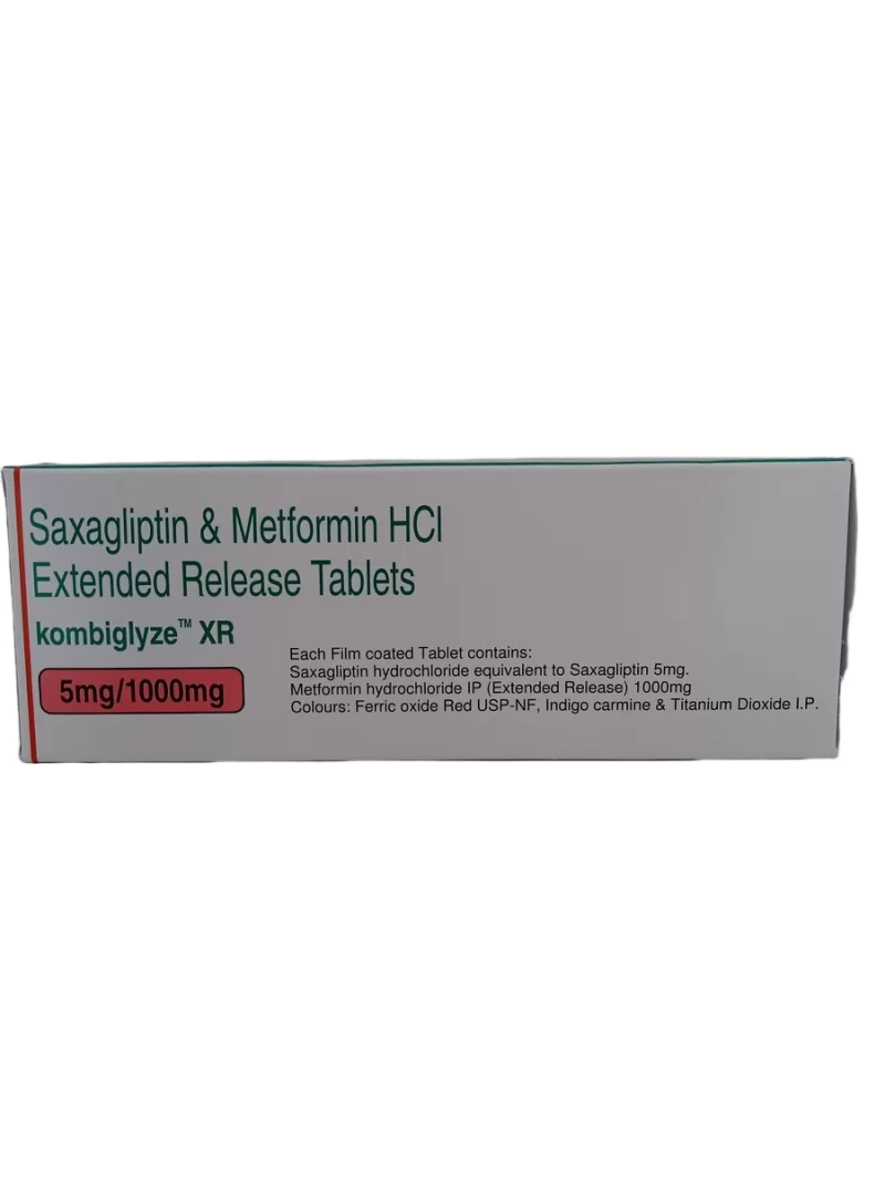 KOMBIGLYZE XR 5MG/1000MG - 7 TABLETS - Image 2