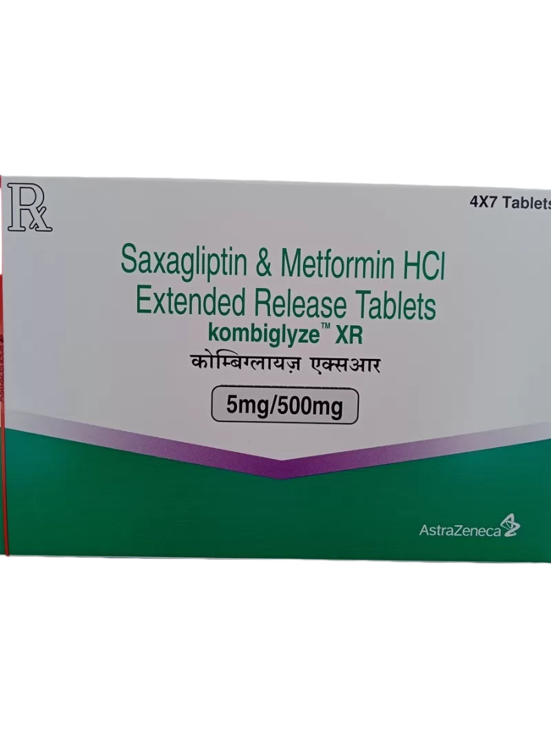 KOMBIGLYZE XR 5MG/500MG - 7 TABLETS