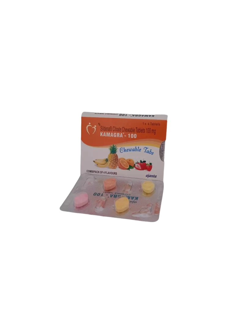 KAMAGRA 100 MG (PINEAPPLE) - 4 CHEWABLE TABLET - Image 3