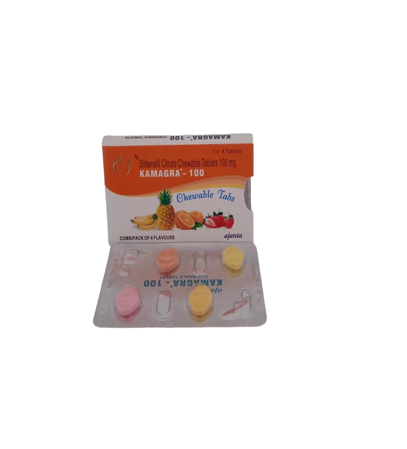 KAMAGRA 100 MG (PINEAPPLE) - 4 CHEWABLE TABLET - Image 4