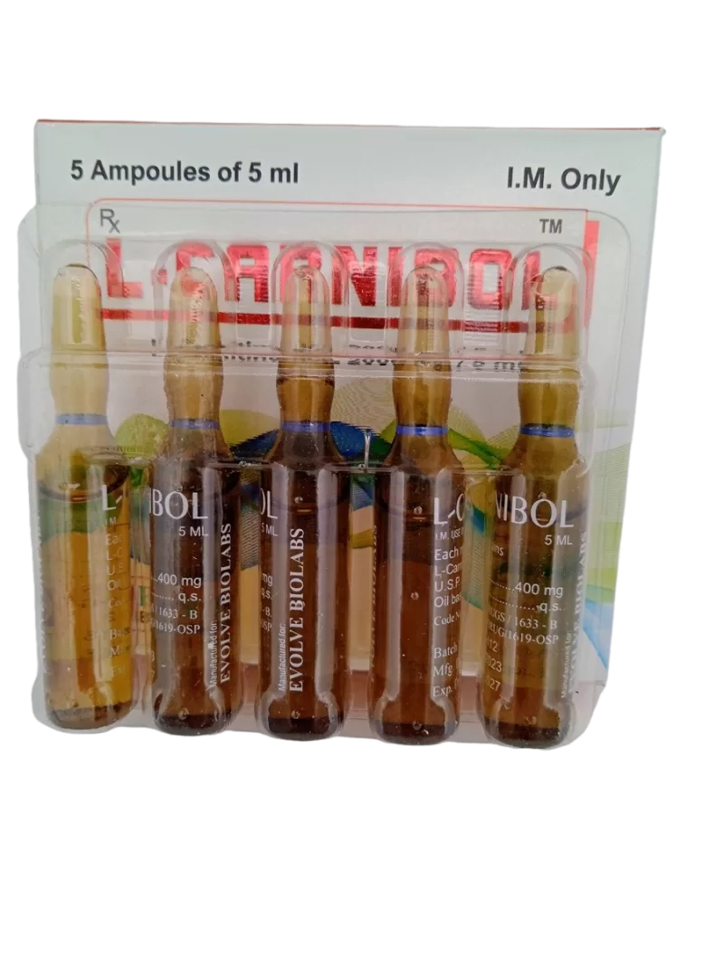 L-CARNIBOL 400 MG - 5 AMPOULES OF 5ML - Image 3