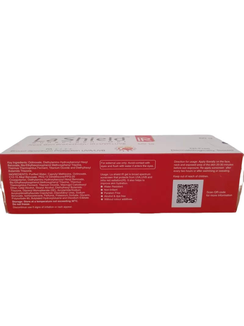 LA SHIELD IR SUNSCREEN GEL - 1 TUBE OF 60g - Image 2