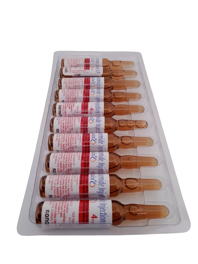 LASIX INJECTION - 10 AMPOULES OF 4ML - Image 3