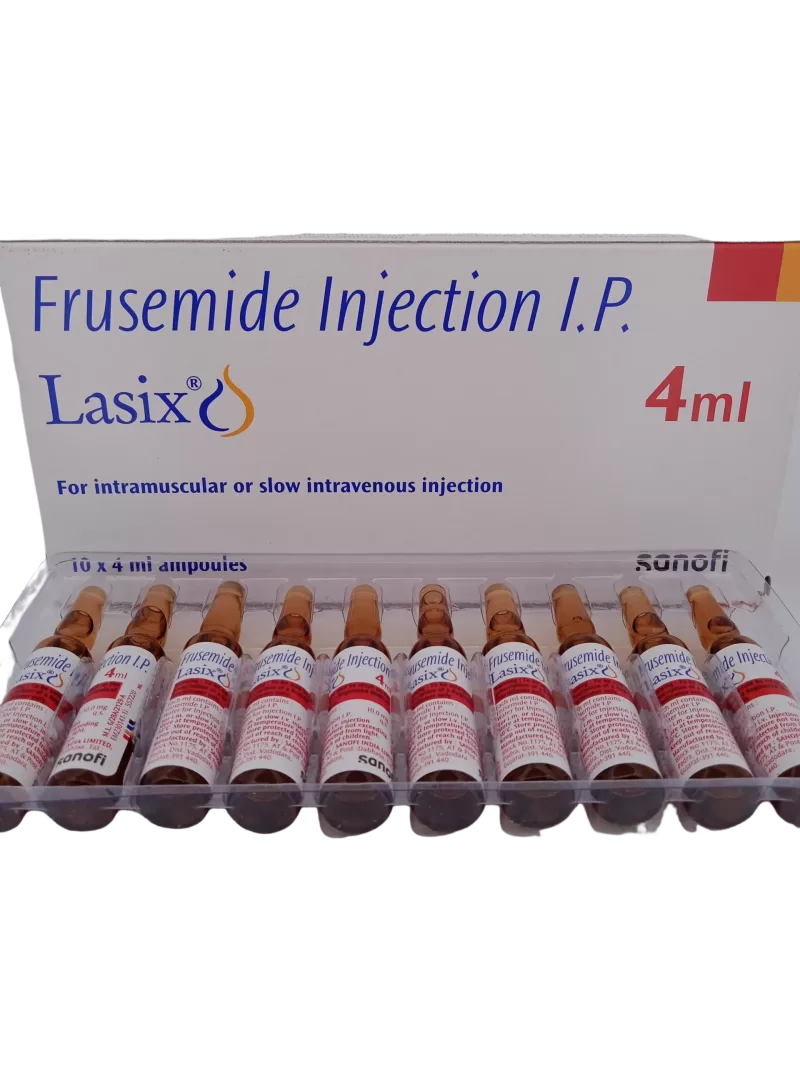 LASIX INJECTION - 10 AMPOULES OF 4ML - Image 2
