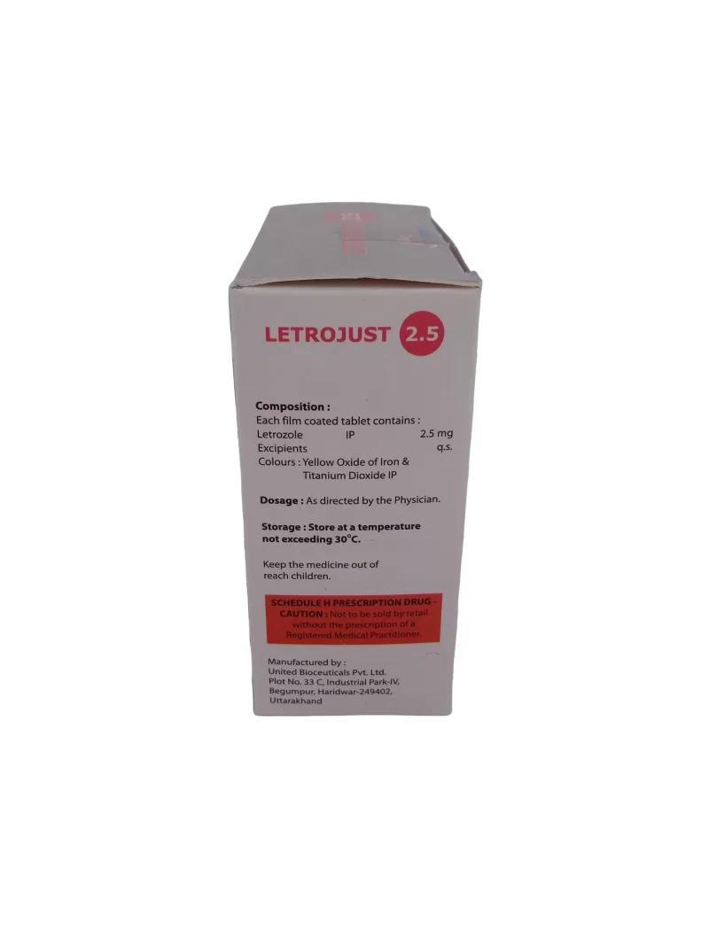 LETROJUST 2.5 MG - 5 TABLETS - Image 4