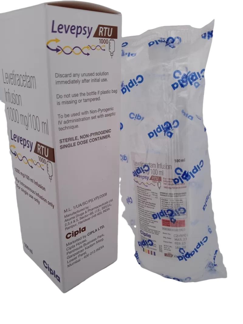 LEVEPSY RTU 1000MG/100ML - 1 INFUSION OF 100ML - Image 3