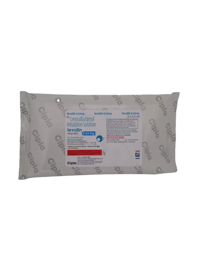 LEVOLIN 0.63 MG - 5 RESPULES OF 2.5ML - Image 3