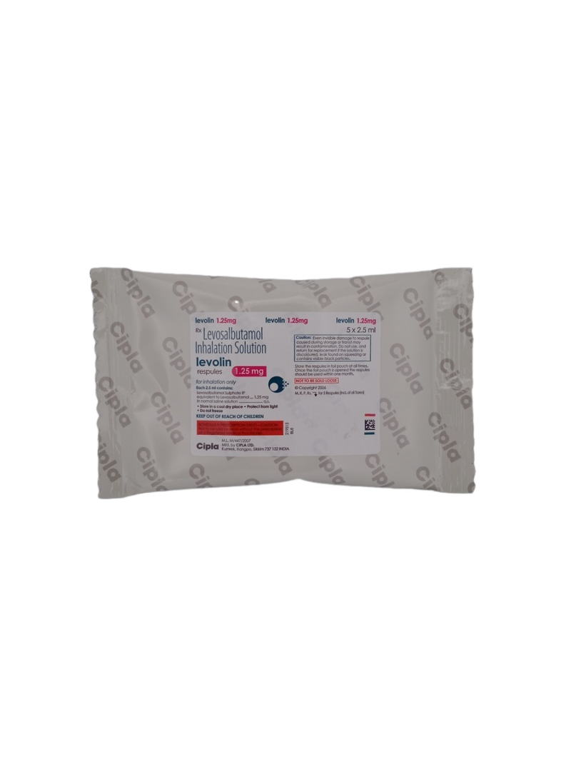 LEVOLIN 1.25 MG - 5 REPULES OF 2.5ML