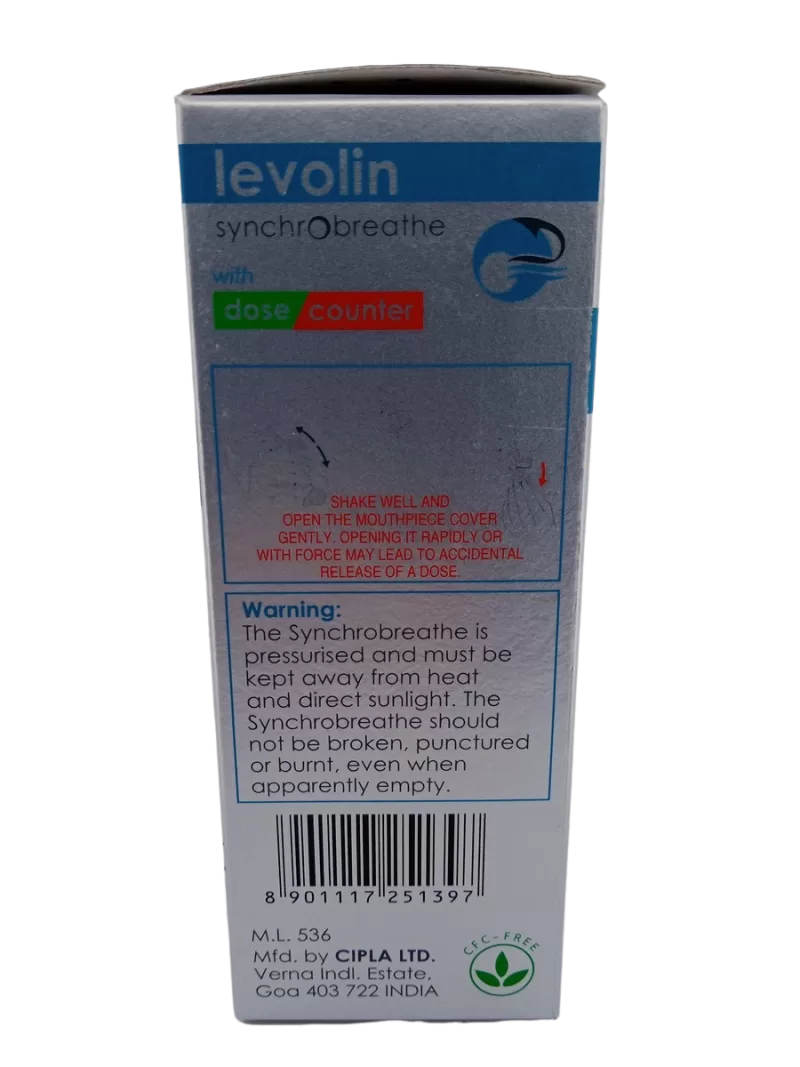 LEVOLIN SYNCHROBREATHE 50 MCG - 1 INHALER - Image 2