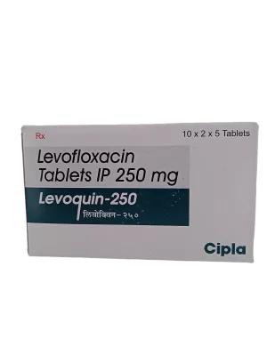 LEVOQUIN 250 MG - 5 TABLETS