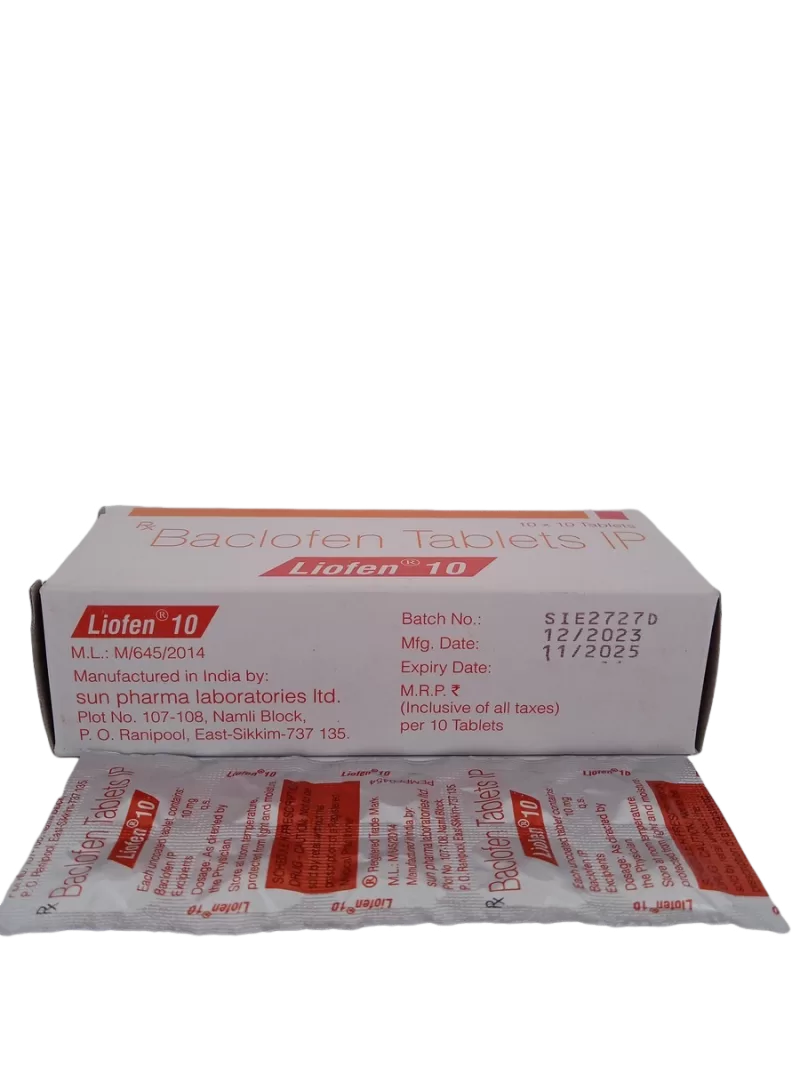 LIOFEN 10 MG - 10 TABLETS - Image 4