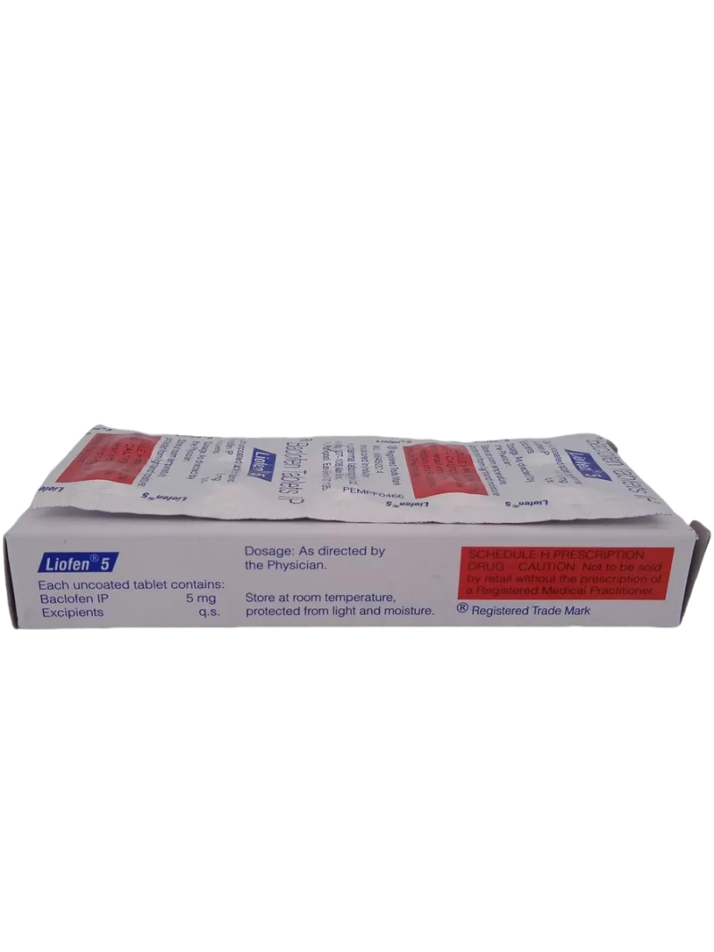 LIOFEN 5 MG - 10 TABLETS - Image 4