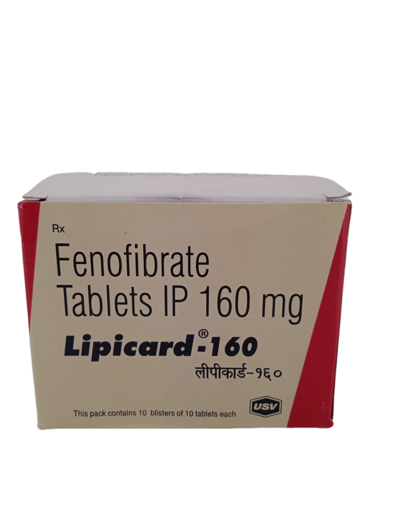 LIPICARD 160 MG - 10 TABLETS