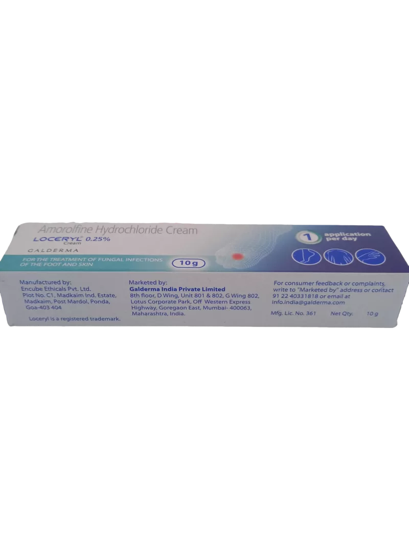 LOCERYL CREAM 0.25% - 1 TUBE OF 10gm - Image 4