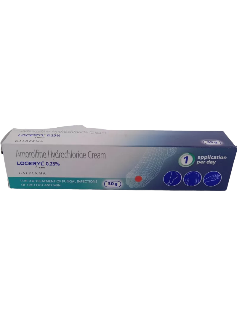 LOCERYL CREAM 0.25% - 1 TUBE OF 30gm