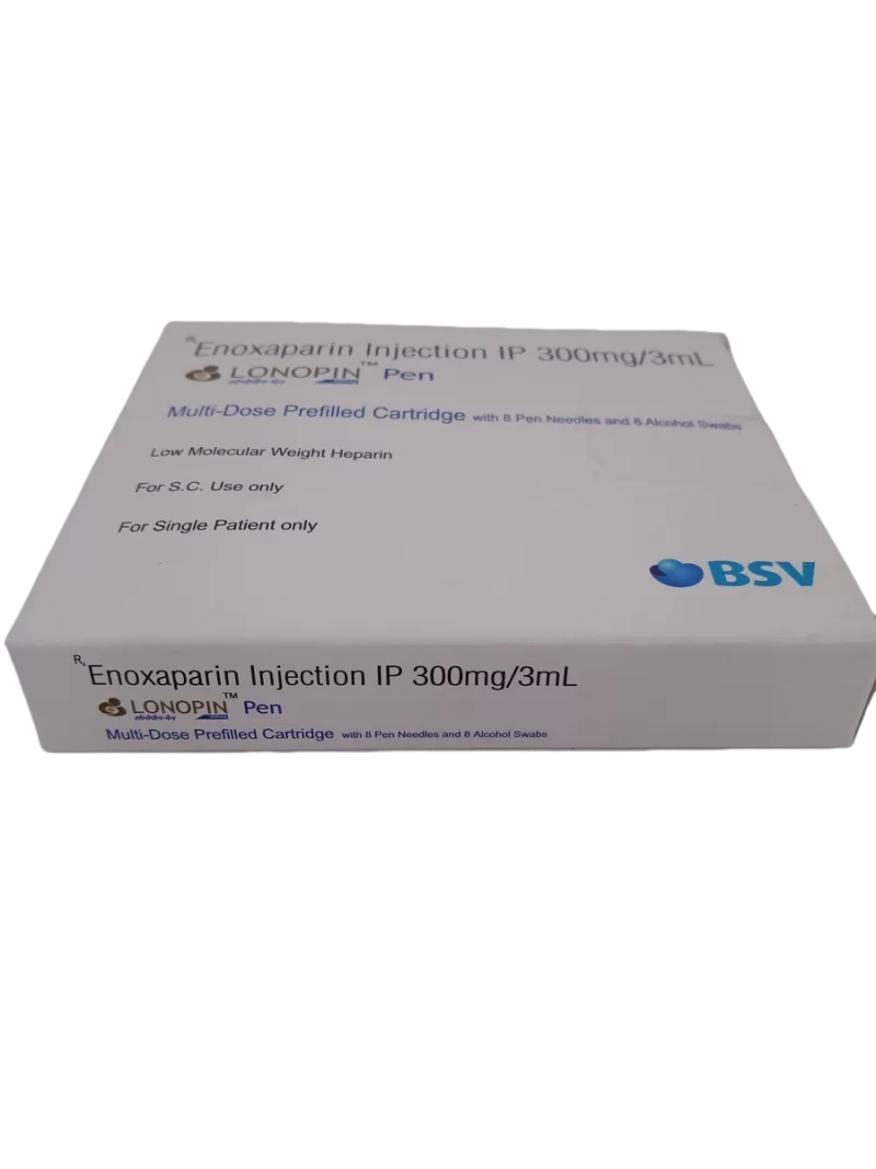 LONOPIN PEN - 1 PEN WITH 8 NEEDLES AND 8 ALCOHOL SWABS - Image 2