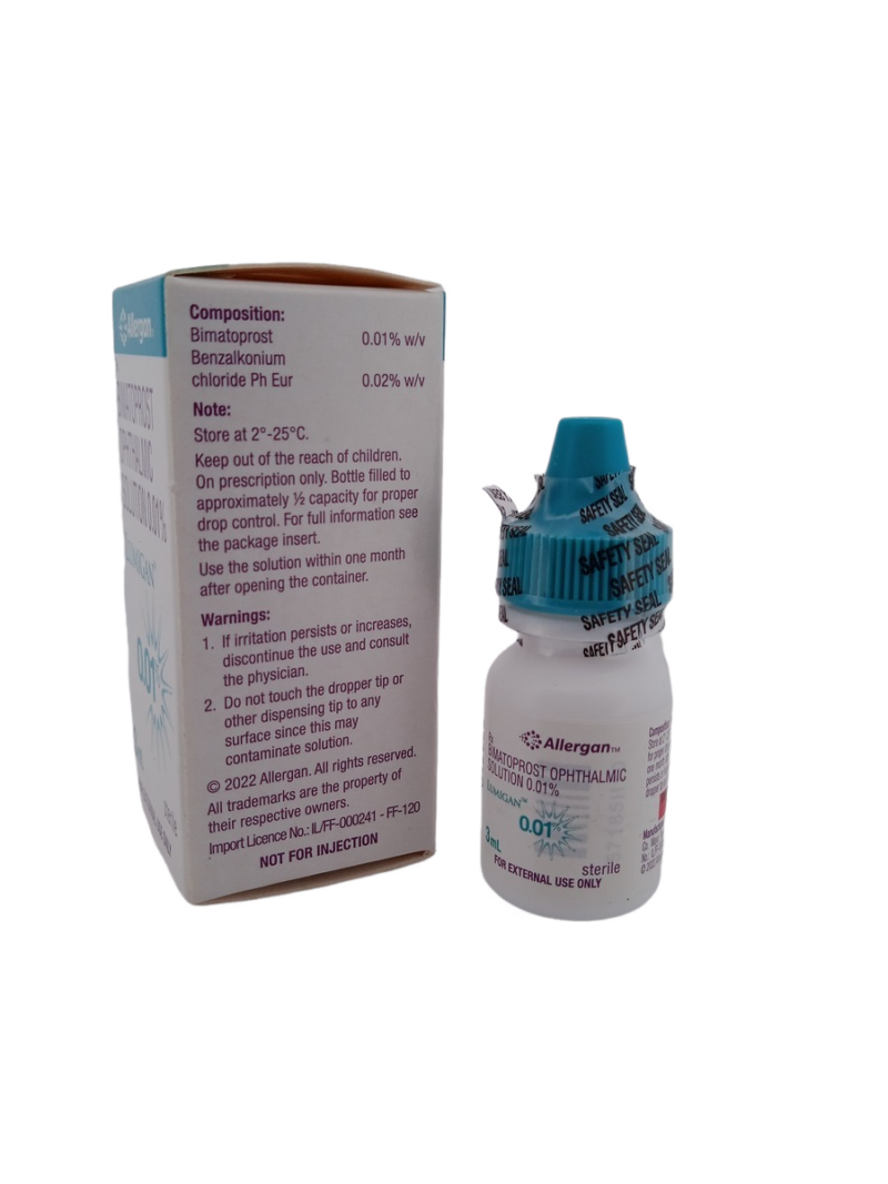 LUMIGAN 0.01% - 1 BOTTLE OF 3ML - Image 3